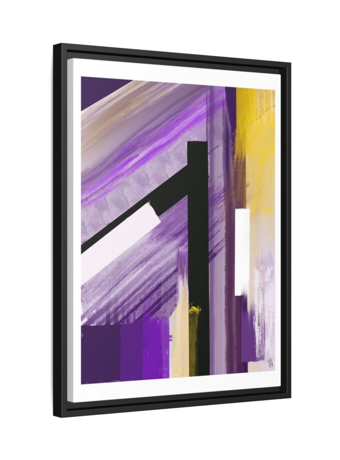 Lilac Canvas, Framed