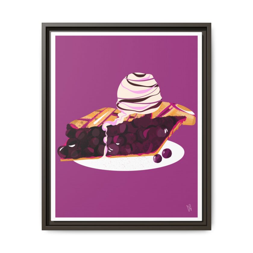 Blueberry Pie Canvas, Framed - Image 37