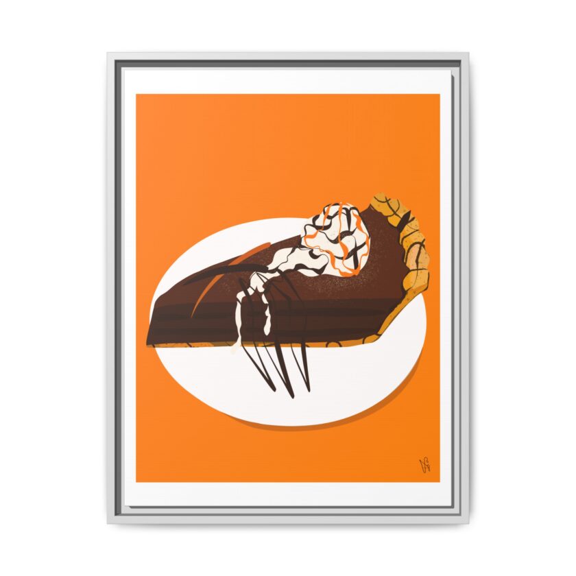 Chocolate Pie Canvas, Framed - Image 49