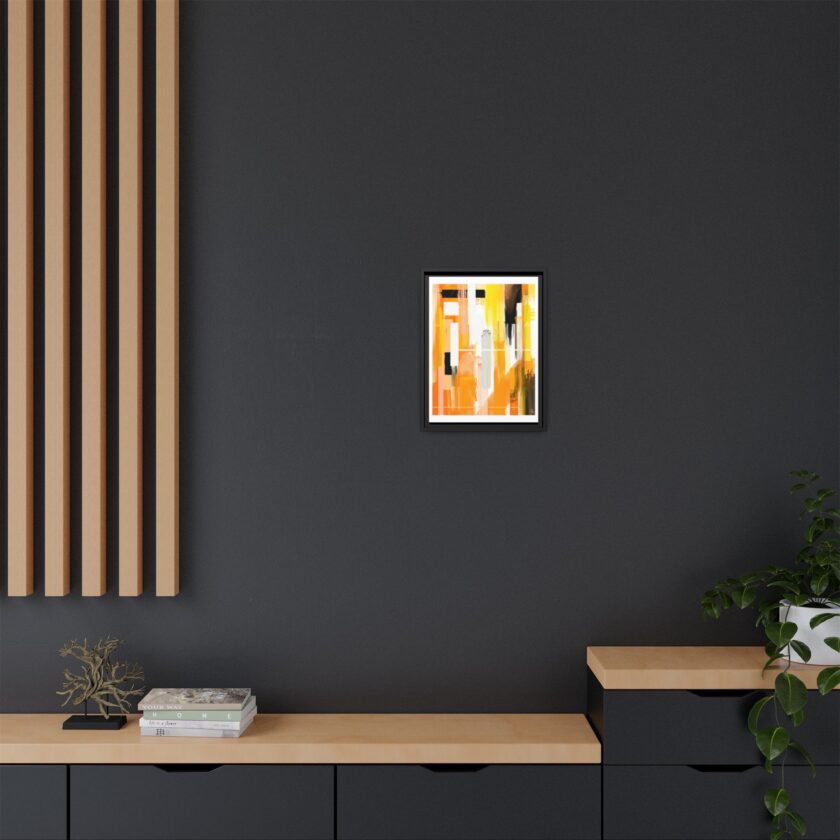 Liquid Gold Canvas, Framed - Image 8