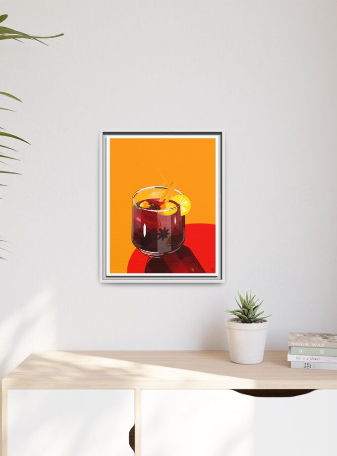 Mulled Wine Canvas, Framed
