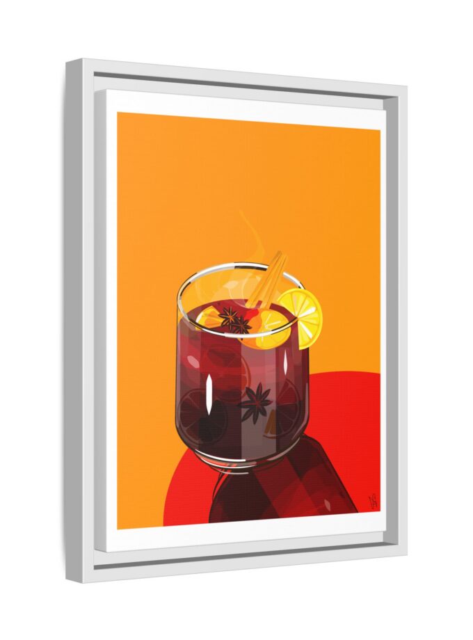Mulled Wine Canvas, Framed