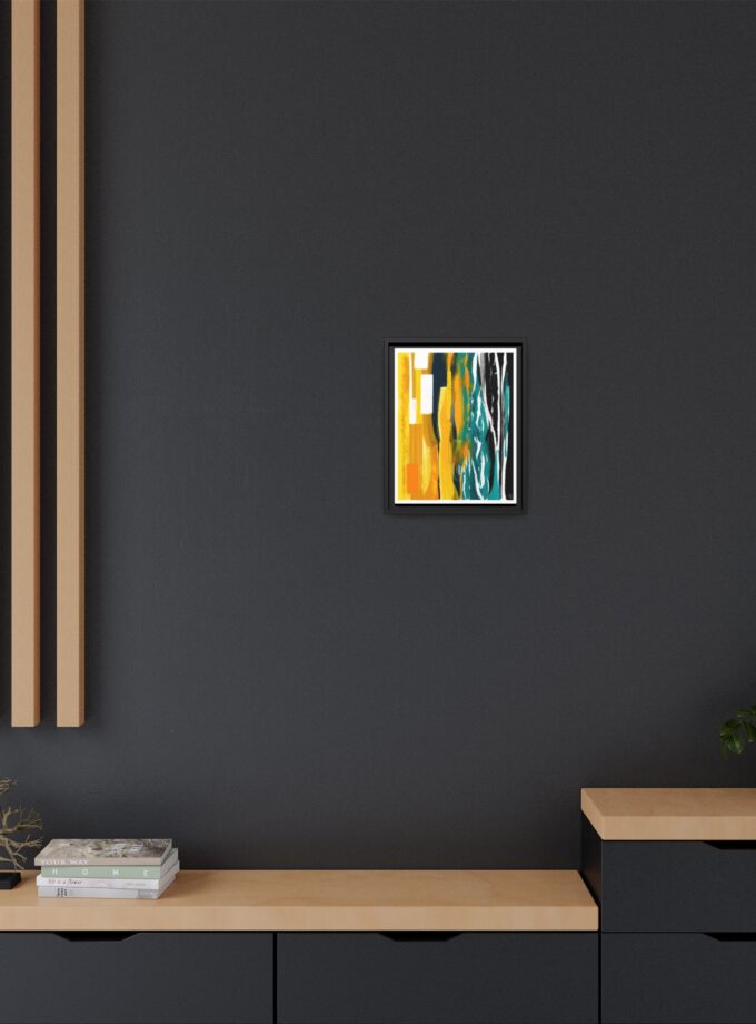 Midnight Swim Canvas, Framed