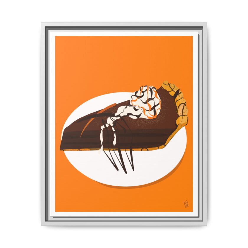 Chocolate Pie Canvas, Framed - Image 41