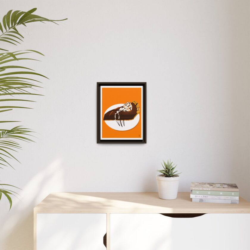 Chocolate Pie Canvas, Framed - Image 23