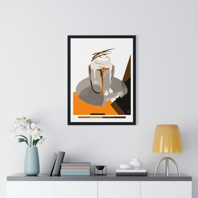 Caramel Bliss Poster, Framed - Image 8