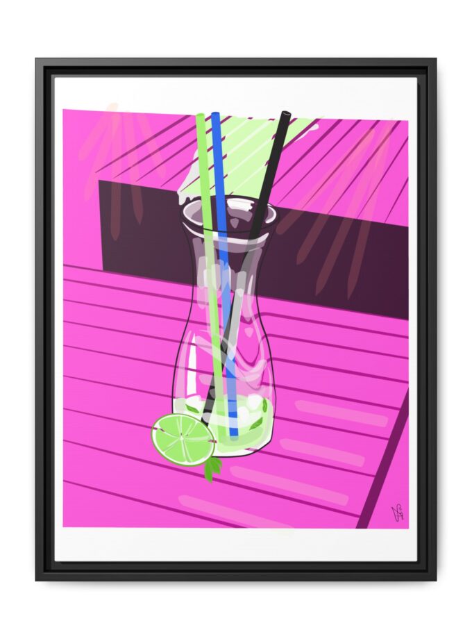 Mojito In Starigrad Canvas, Framed