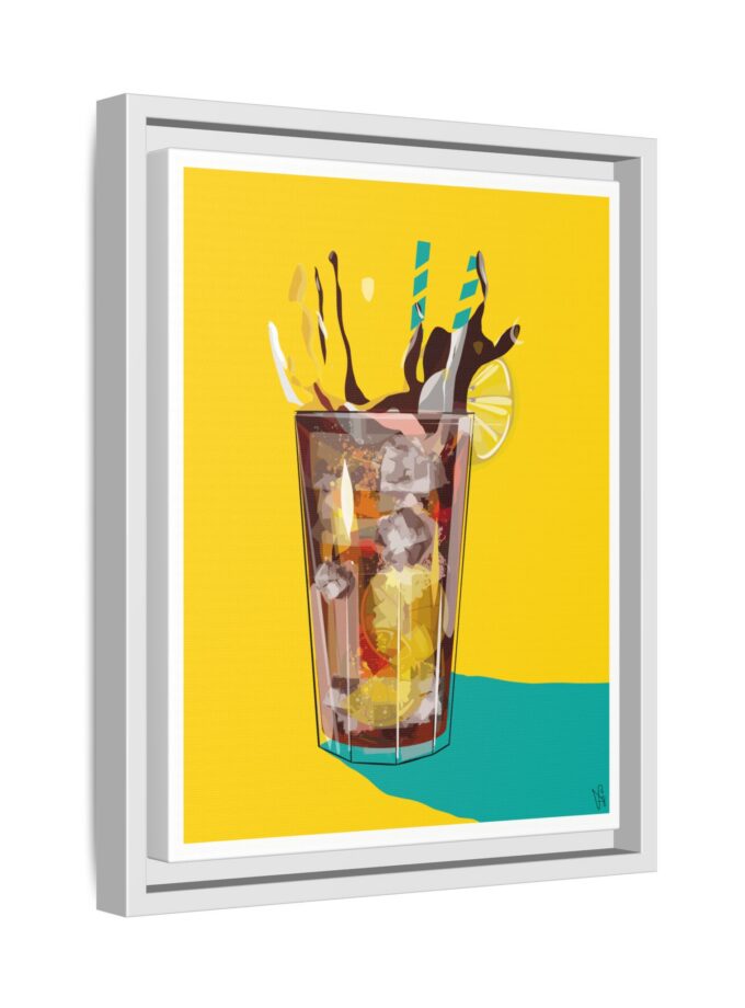 Splash Canvas, Framed