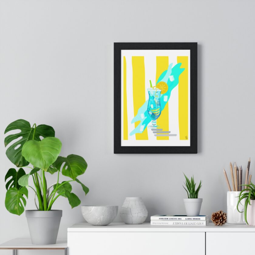 Blue Lagoon Poster, Framed - Image 14