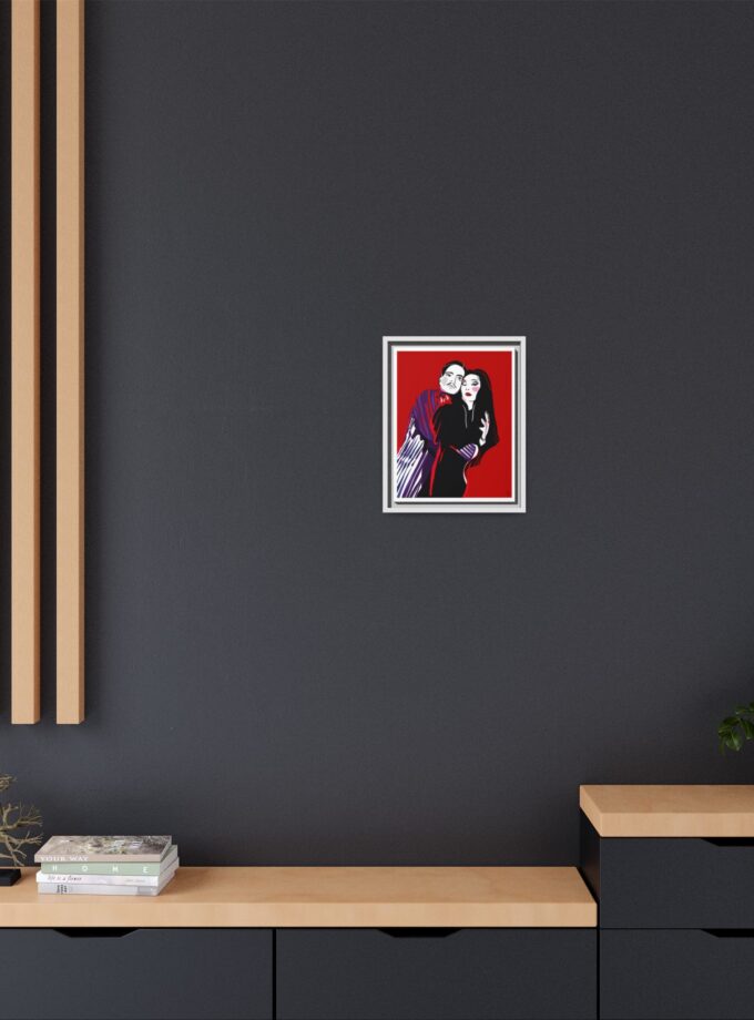 90' Bloody Halloween Canvas, Framed