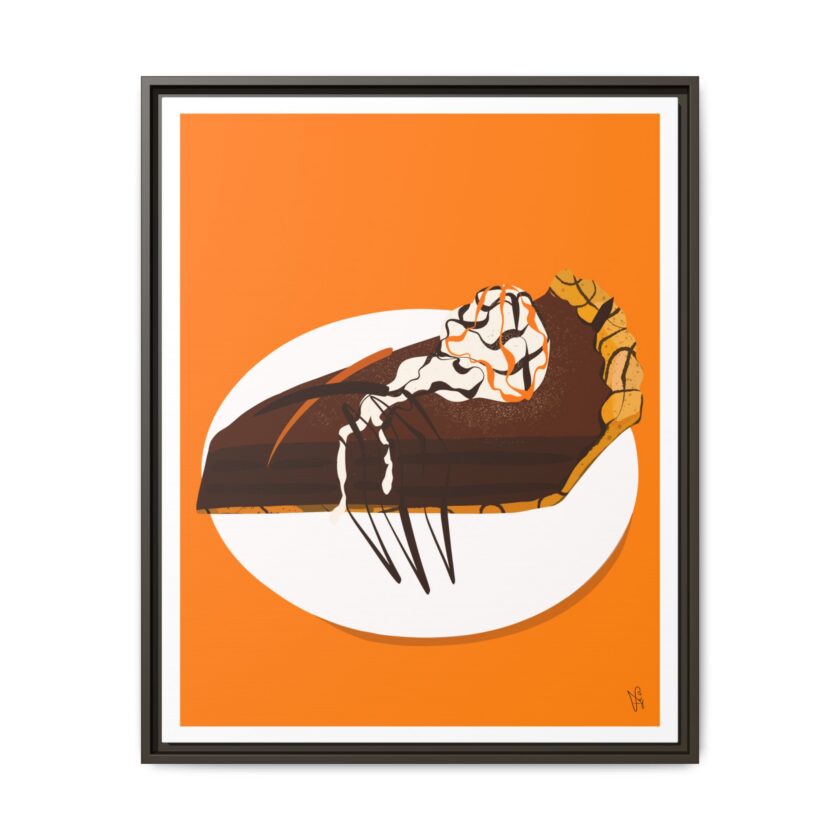 Chocolate Pie Canvas, Framed - Image 65