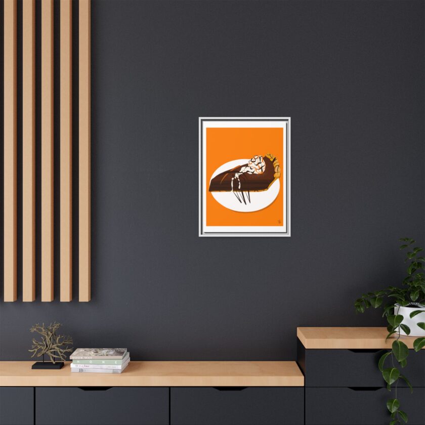 Chocolate Pie Canvas, Framed - Image 52