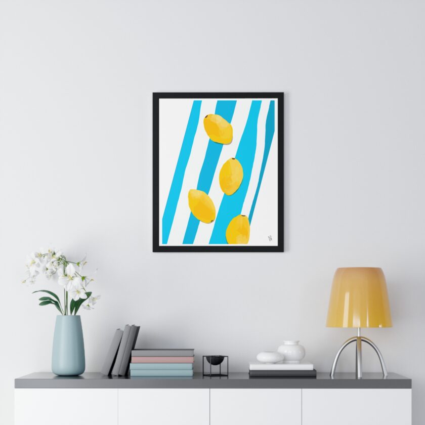 Lemon Water Poster, Framed - Image 20