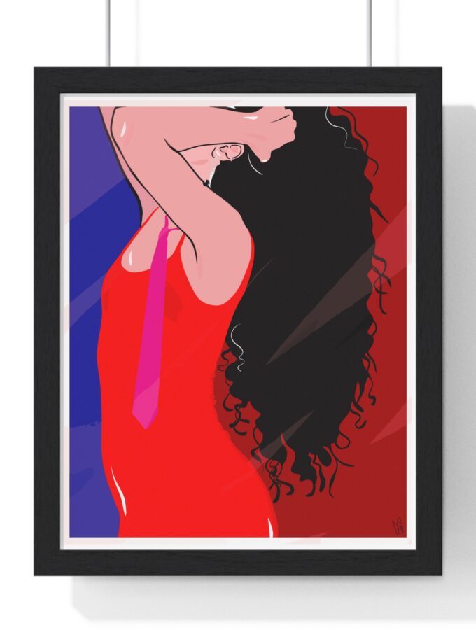 Dirty Mirror Poster, Framed