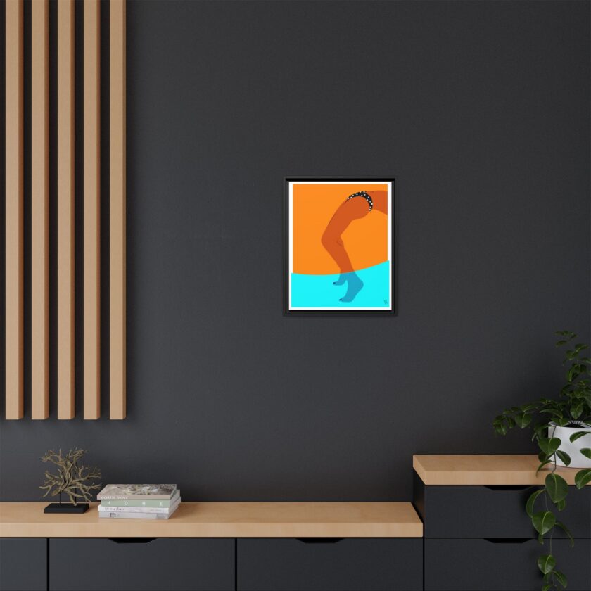 Pool Bridge Canvas, Framed - Image 12