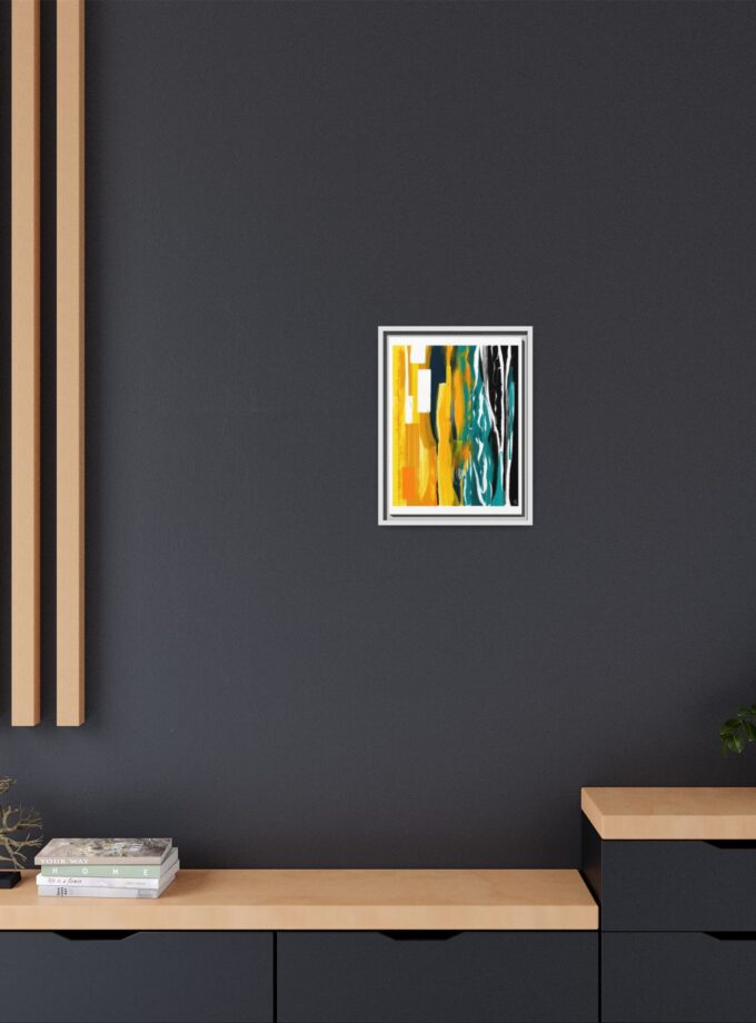 Midnight Swim Canvas, Framed