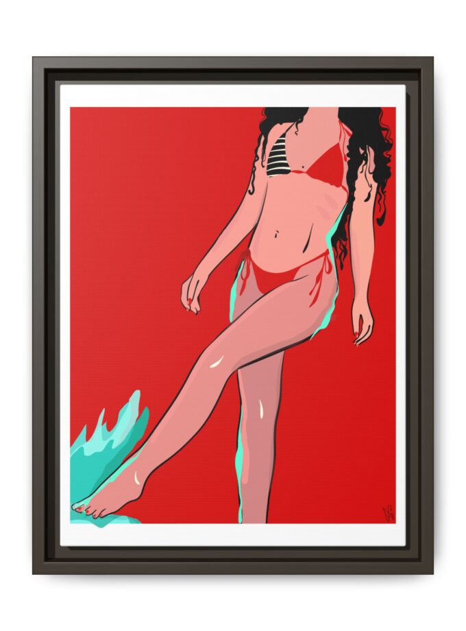 Budva Canvas, Framed