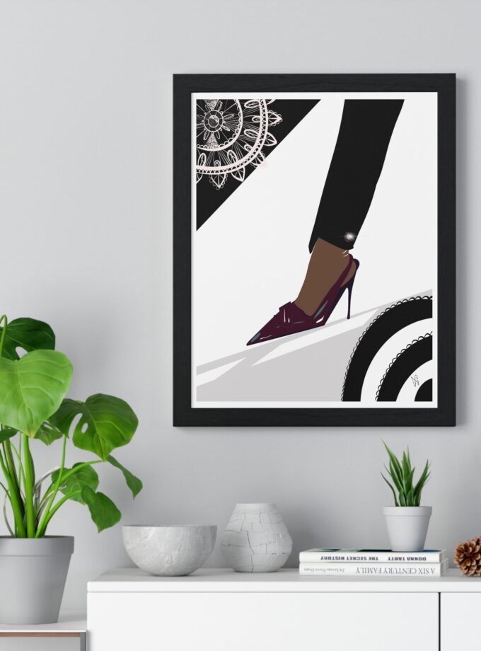 Preety Woman Poster, Framed