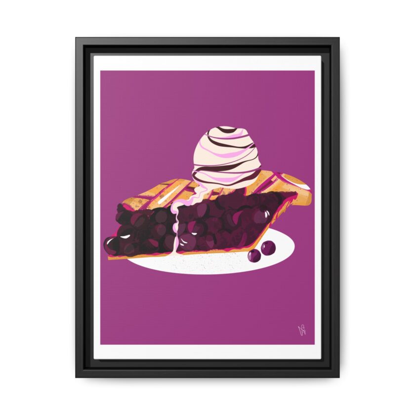 Blueberry Pie Canvas, Framed - Image 5
