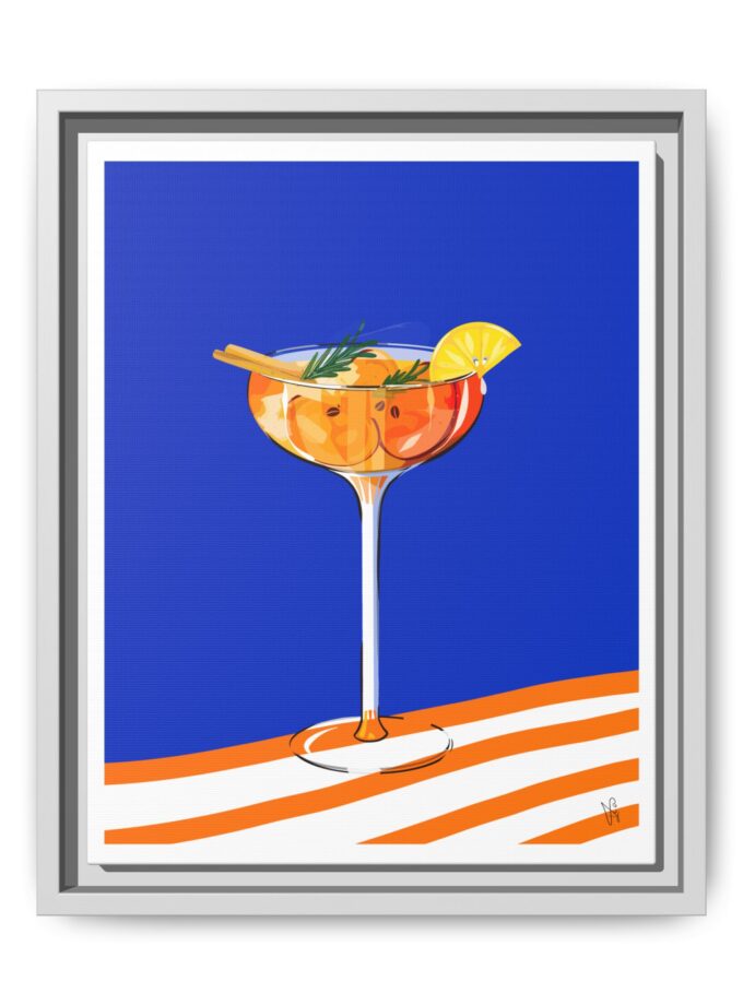 Apple Cider Canvas, Framed