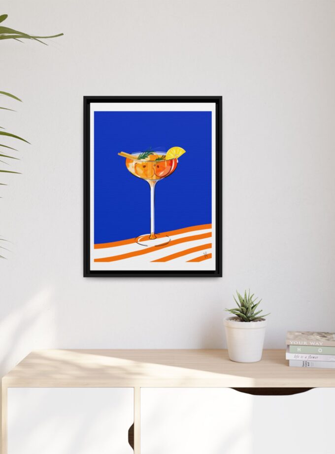 Apple Cider Canvas, Framed