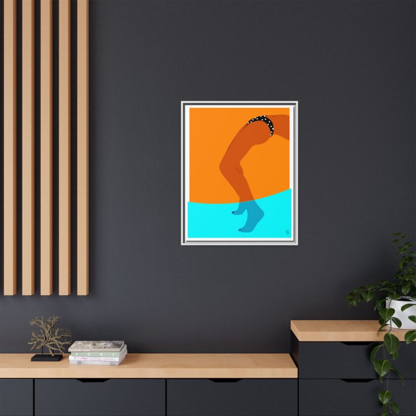 Pool Bridge Canvas, Framed - Image 72