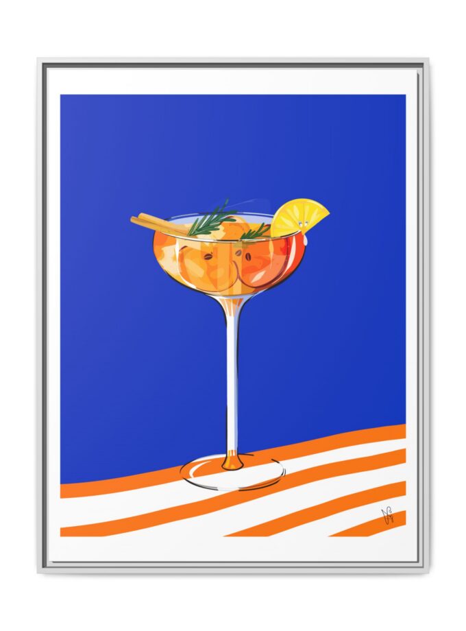 Apple Cider Canvas, Framed