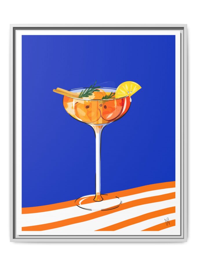 Apple Cider Canvas, Framed