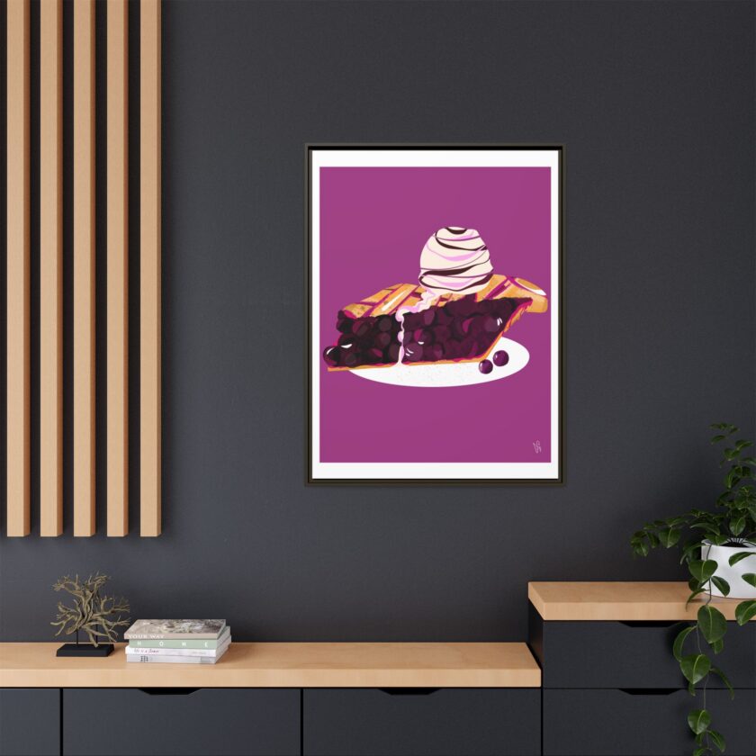 Blueberry Pie Canvas, Framed - Image 56
