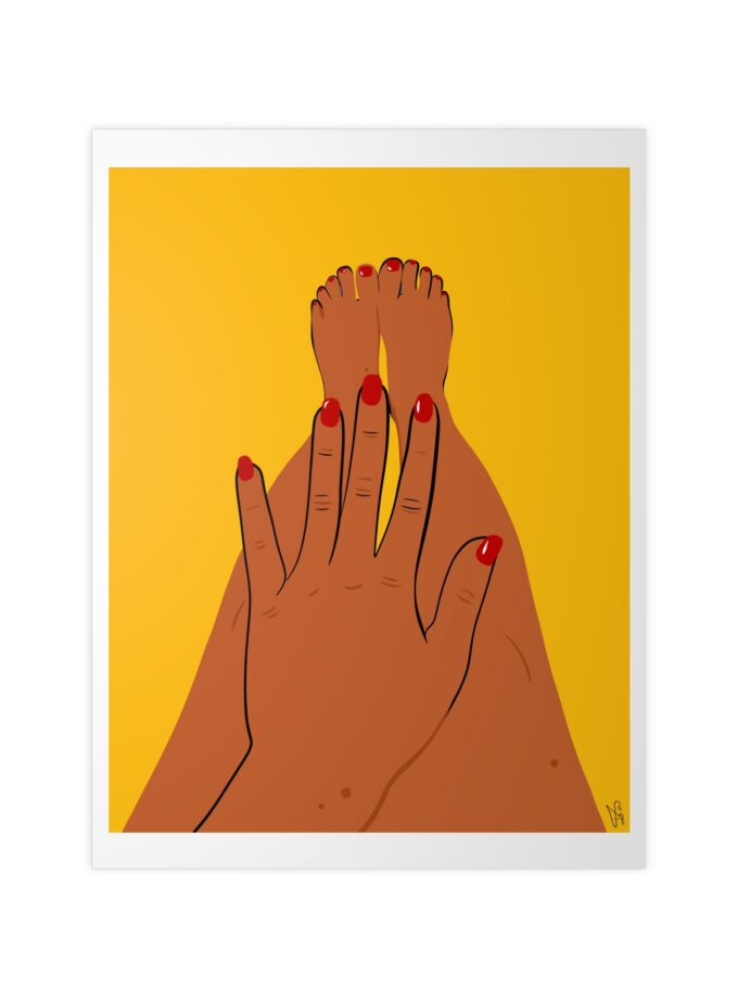 Sun Bath Poster