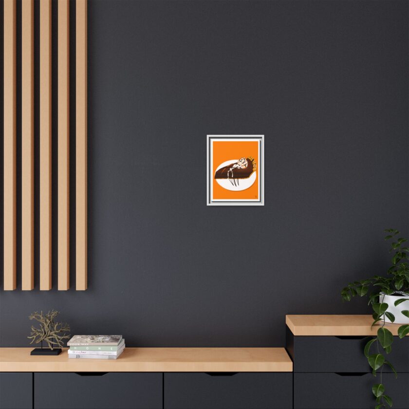 Chocolate Pie Canvas, Framed - Image 28