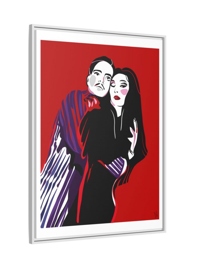 90' Bloody Halloween Canvas, Framed