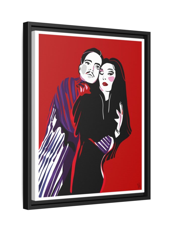 90' Bloody Halloween Canvas, Framed