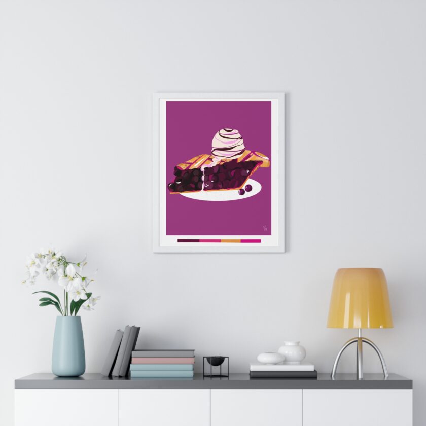 Blueberry Pie Poster, Framed - Image 23