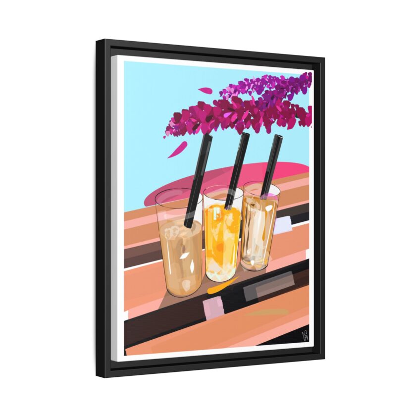 Under The Bugenvilija Canvas, Framed - Image 10