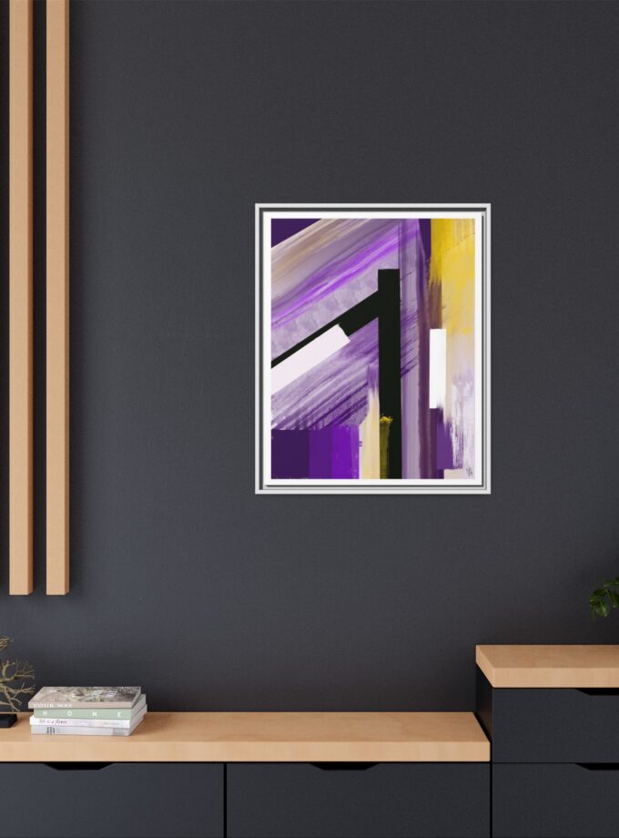 Lilac Canvas, Framed
