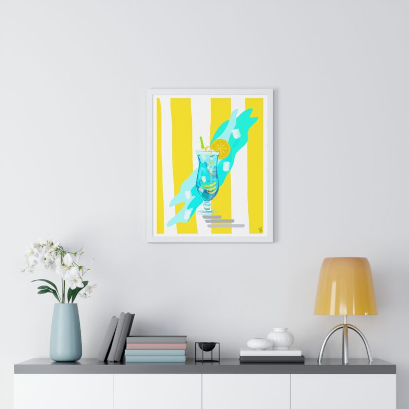 Blue Lagoon Poster, Framed - Image 23