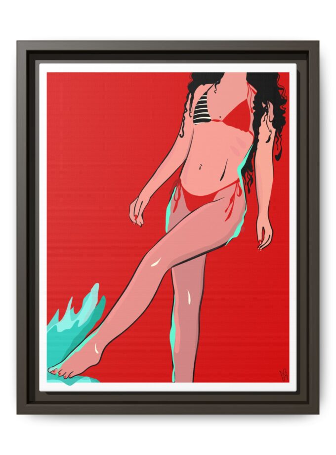 Budva Canvas, Framed