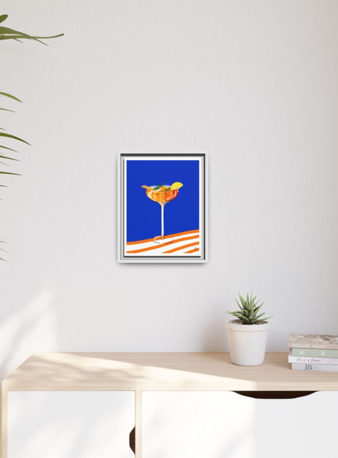 Apple Cider Canvas, Framed