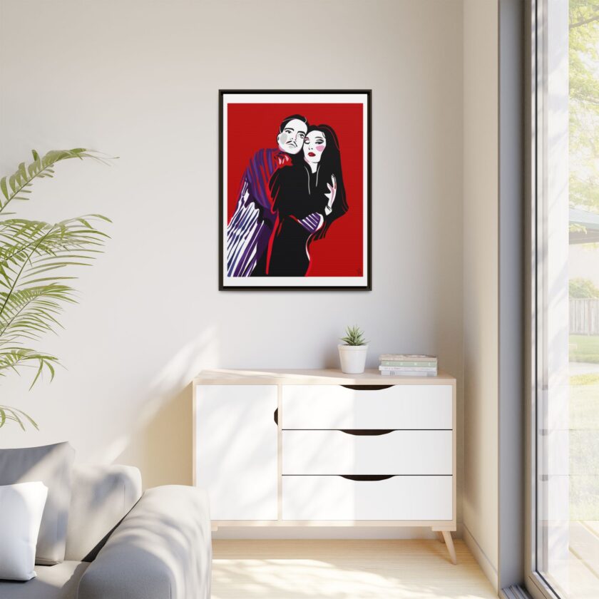 90' Bloody Halloween Canvas, Framed - Image 55