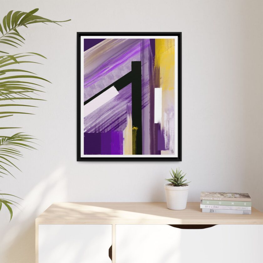 Lilac Canvas, Framed - Image 63