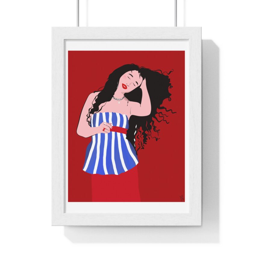 Salty Hair Poster, Framed - Image 16