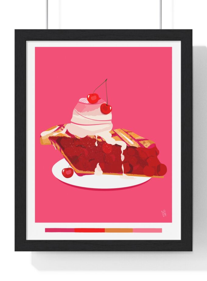 Cherry Pie Poster, Framed