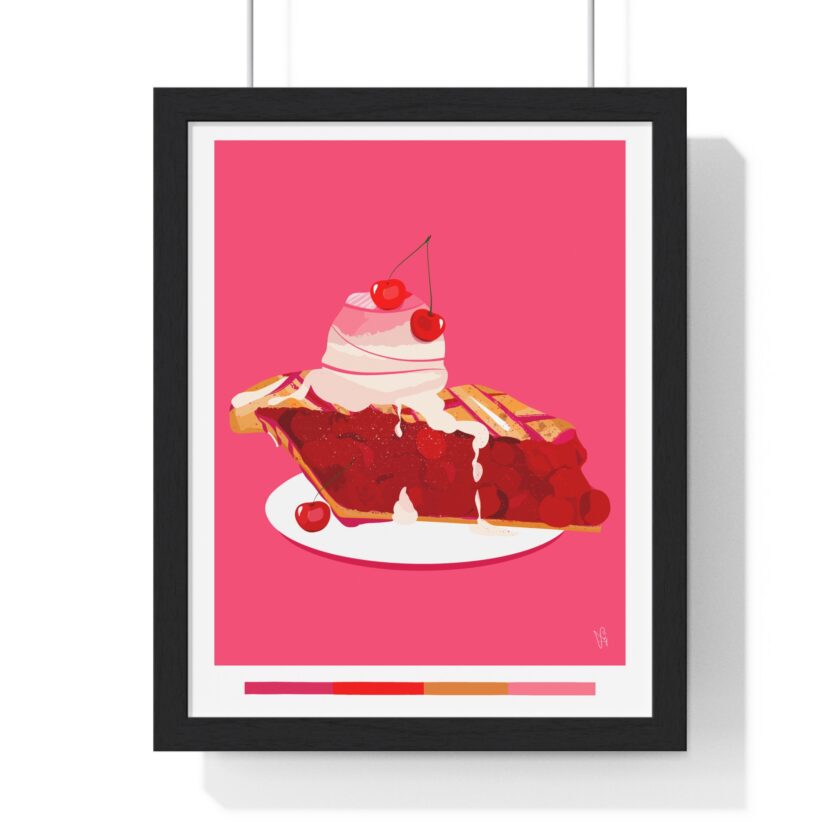 Cherry Pie Poster, Framed