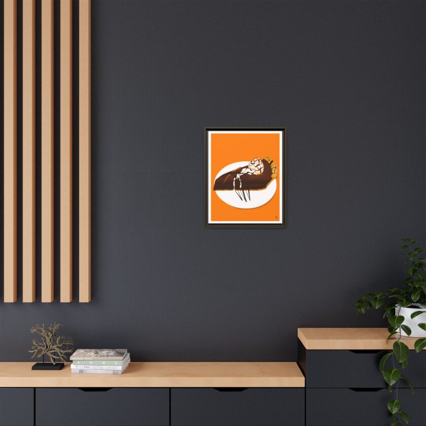 Chocolate Pie Canvas, Framed - Image 40