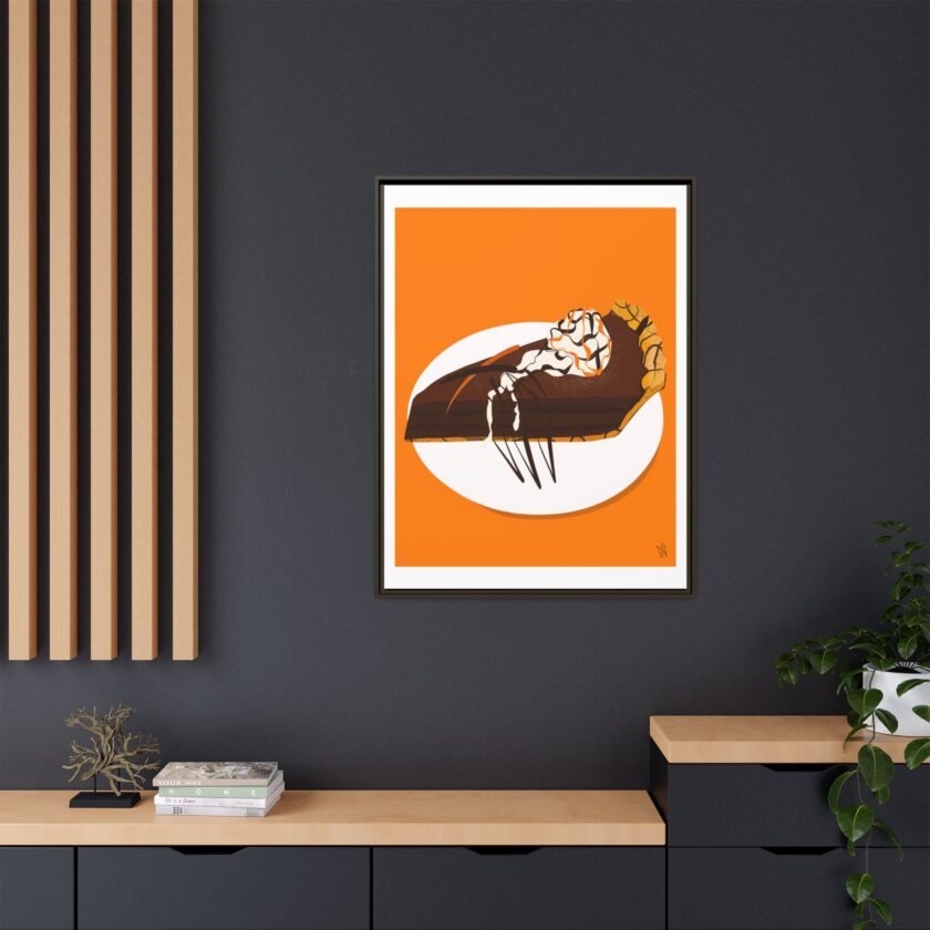 Chocolate Pie Canvas, Framed - Image 56