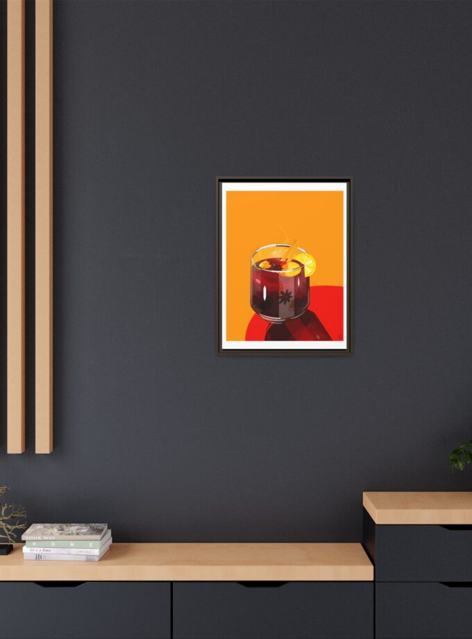 Mulled Wine Canvas, Framed