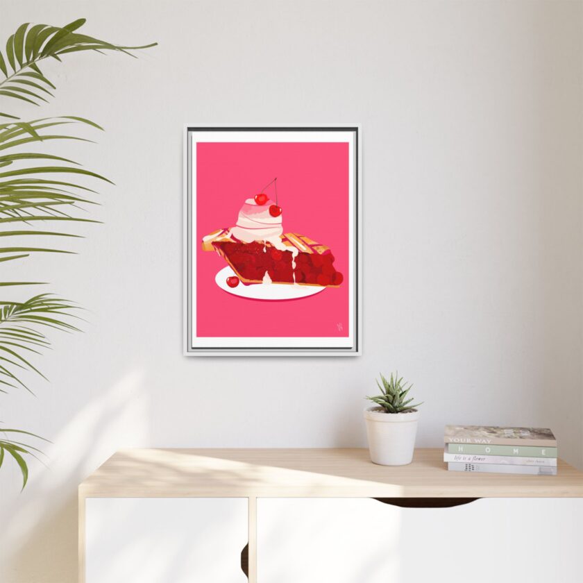 Cherry Pie Canvas, Framed - Image 51