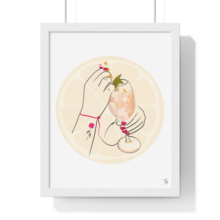 A Toast To Friendship Poster, Framed - Image 4