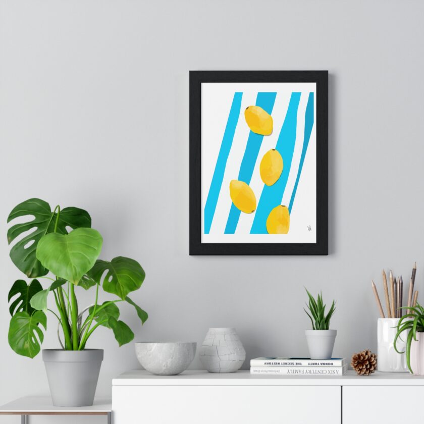 Lemon Water Poster, Framed - Image 14